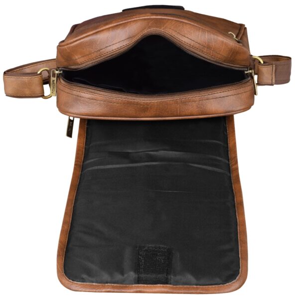 Sling bag on a shoulder in the city