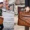 Water-resistant laptop bag