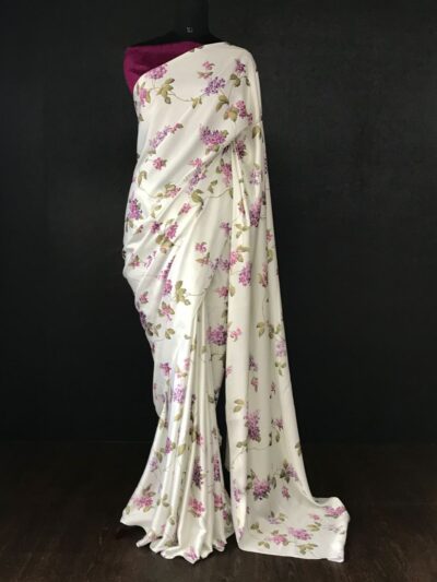 White Formal Saree