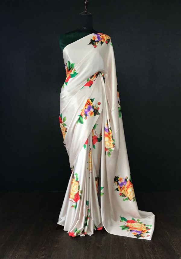 Satin Silk Saree