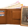 Mens leather travel wallets UK