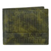 Men's wallet with geometric pattern