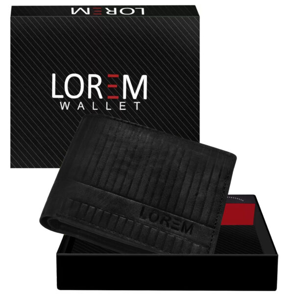 Men's slim leather wallets