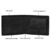 Men's slim leather wallets