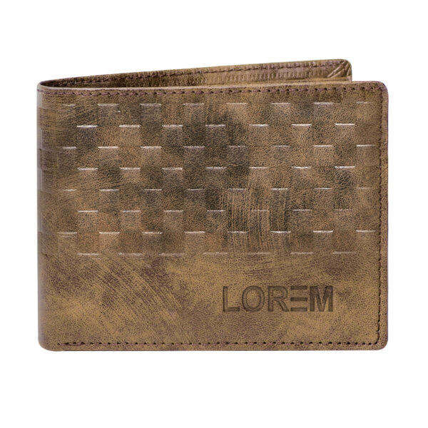 Men's wallet with zipper