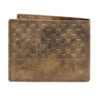 Men's wallet with laser-cut design