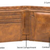 Mens leather coin wallets UK