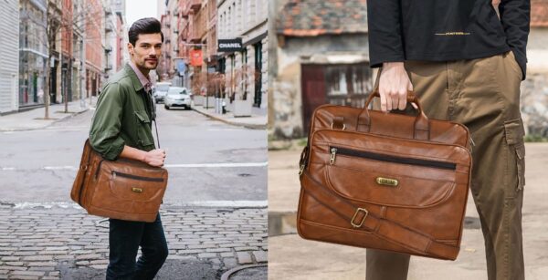 Brown All-purpose laptop bag