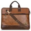 Brown Personalized laptop bag