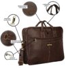 Brown Sustainable laptop bag