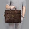 Brown Sustainable laptop bag