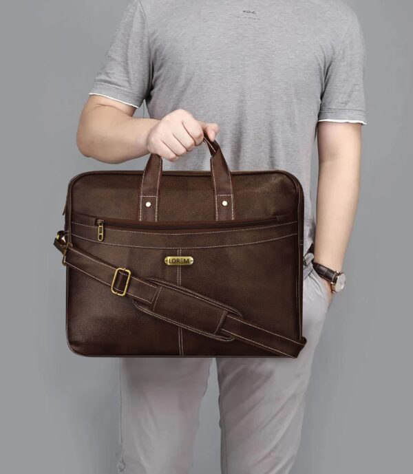 Brown Sustainable laptop bag