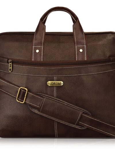 Brown Sustainable laptop bag