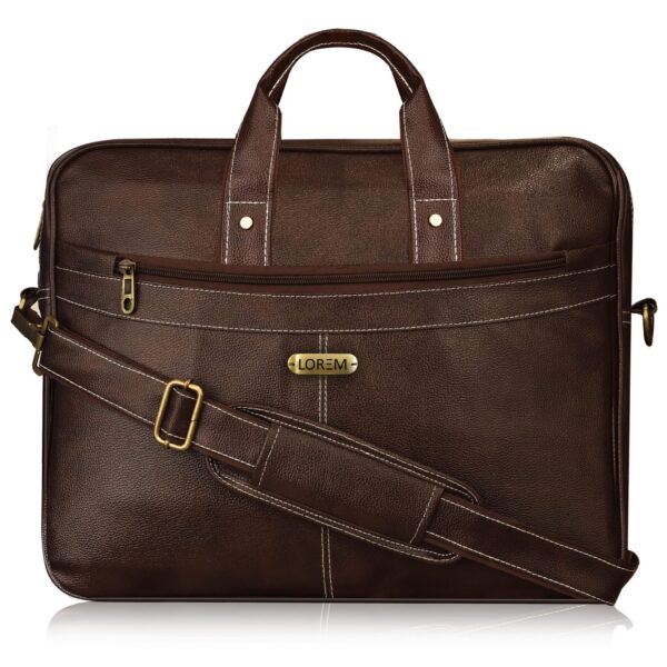 Brown Sustainable laptop bag