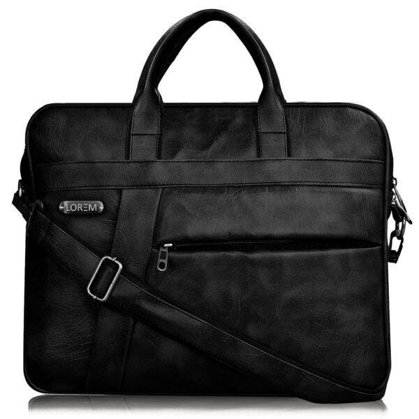 Black Multi-purpose laptop bag