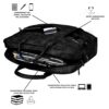 Black Multi-purpose laptop bag