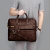 Brown Laptop messenger bag