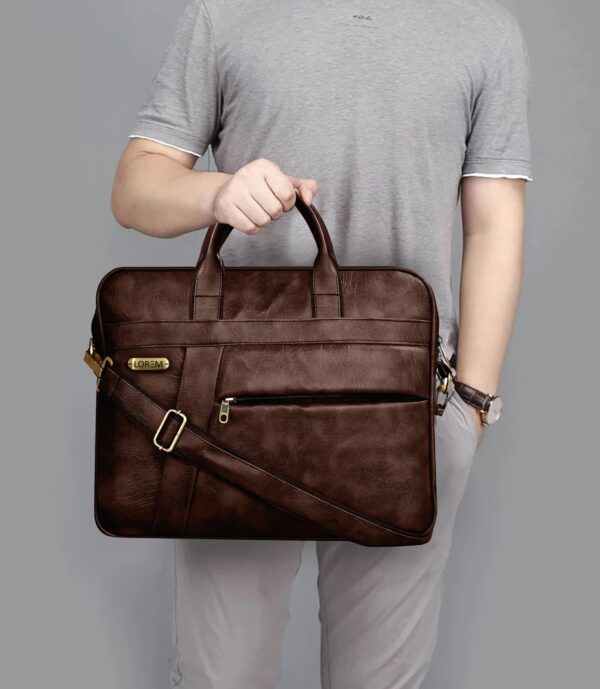 Brown Laptop messenger bag