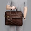 Brown Laptop messenger bag