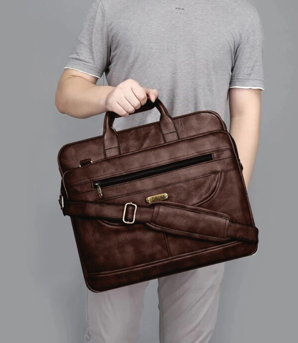 Brown Indoor laptop bag