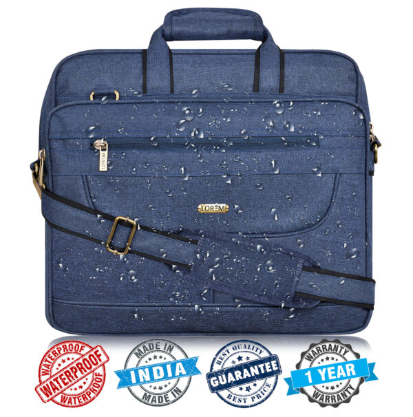 Blue Weekend laptop bag