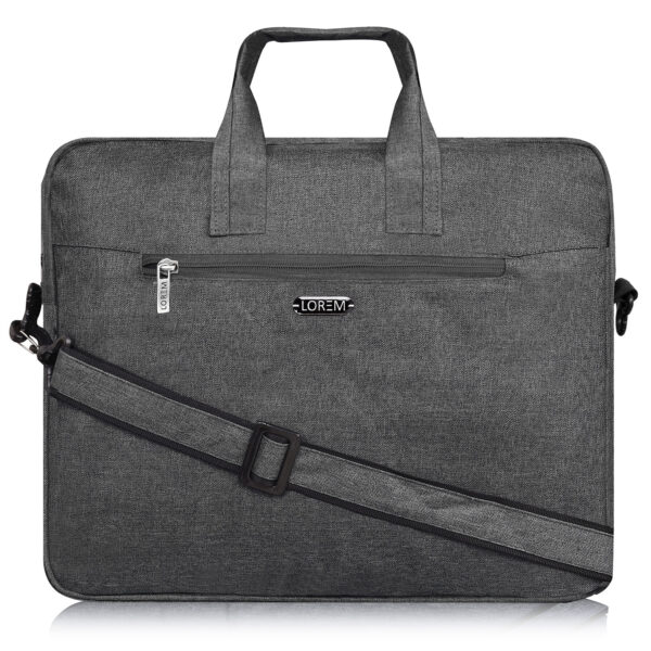 Gray Durable laptop bag