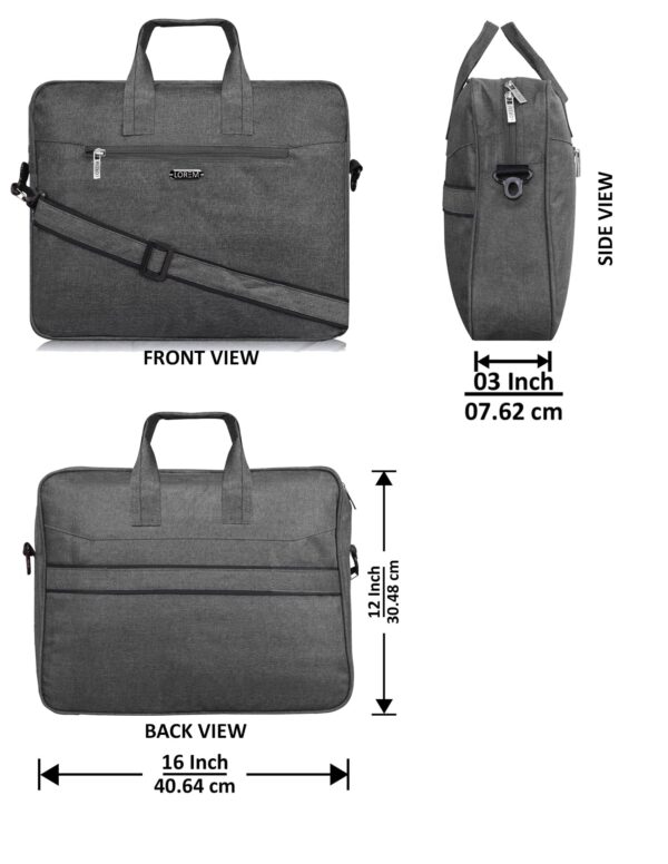 Gray Weatherproof laptop bag