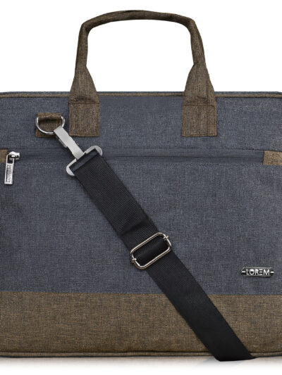 Gray Wheeled laptop bag