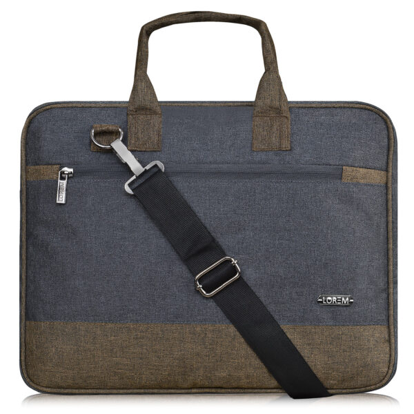 Gray Wheeled laptop bag