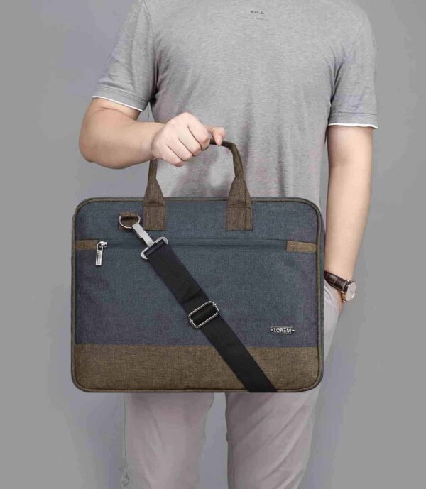 Gray Laptop messenger bag