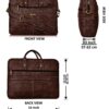 Brown Padded laptop bag