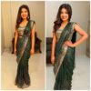 Buy Party Sequence Work Green Saree