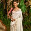 Wedding Traditional White Saree