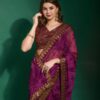 Purple Saree