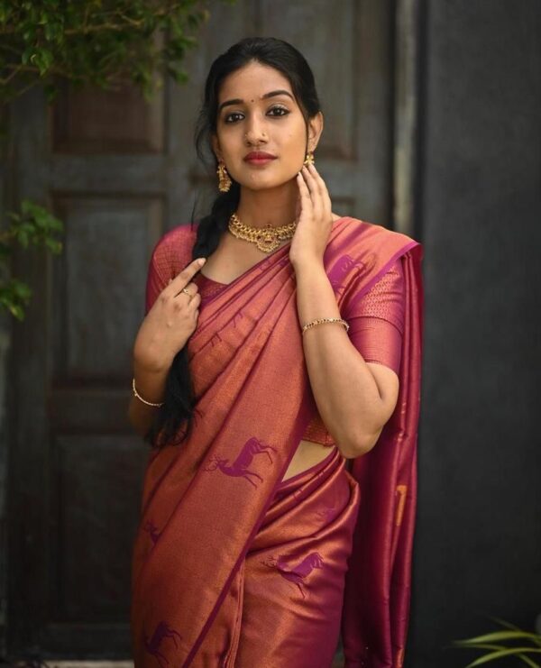 Pink Saree