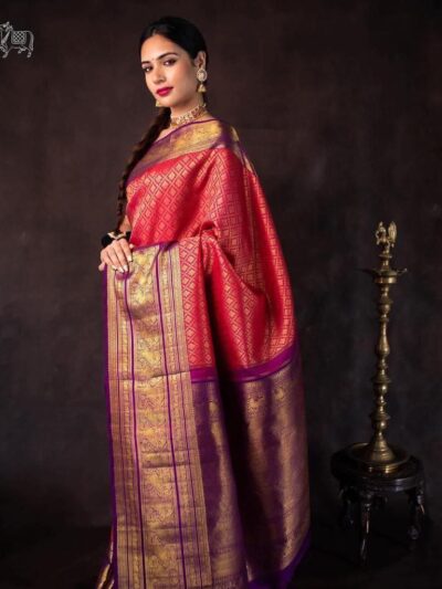 Wedding Traditional Red Saree