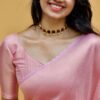 Bollywood Party wear Pink Saree