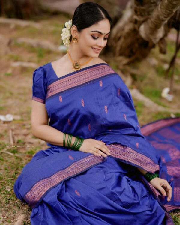 Blue Saree