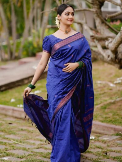 Formal Silk Blue Saree