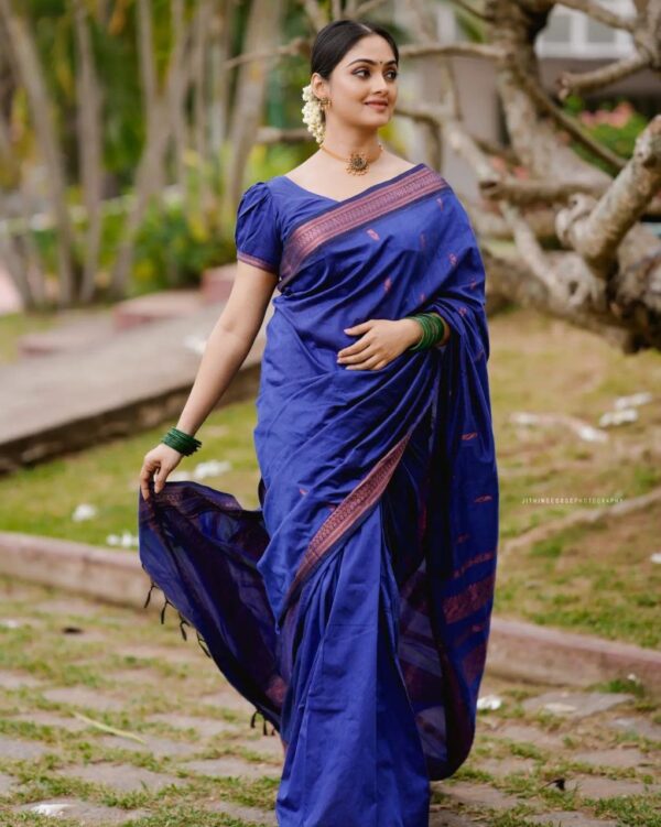 Formal Silk Blue Saree