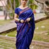 Blue Saree