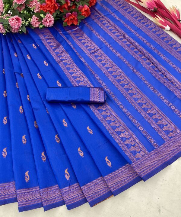 Blue Saree