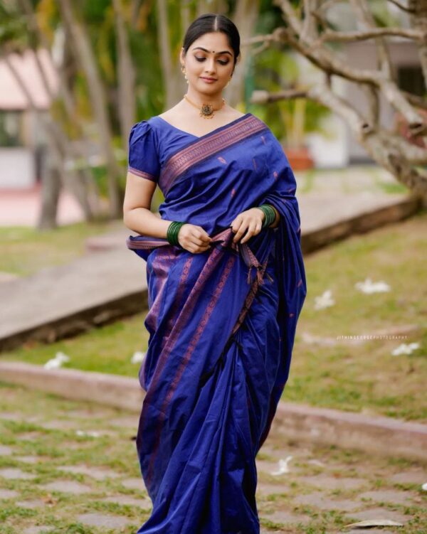 Blue Saree