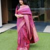 Wedding Designer Silk Pink Saree