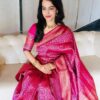 Wedding Designer Silk Pink Saree