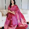 Wedding Designer Silk Pink Saree