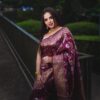 Purple Saree