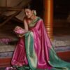 Latest Fashion Banarasi Pink Saree