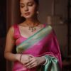 Latest Fashion Banarasi Pink Saree