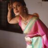 Latest Fashion Banarasi Pink Saree